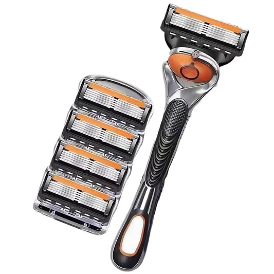 Men's Replacement Blades + Free Handle - Ultra-sharp stainless steel blades for a smooth shave