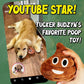 💩 Farting Poop Plush Toy-Squeeze It… And Let It Rip! 😂💨