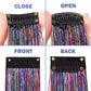 ✨ Colored Hair Extensions — Add color without dyeing your hair.