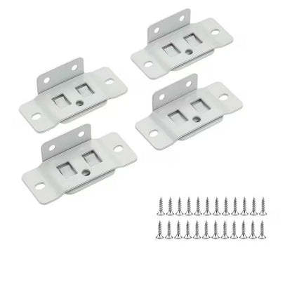 🔩 2-in-1 Metal Shelf Bracket Connector – Stronger Cabinets & Shelves Made Easy 🛠️