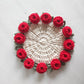 🌹 Handmade Crochet Rose Trivet & Coaster for a Cozy Tabletop Touch