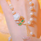 🌸🤍Pearl Camellia Flower Necklace
