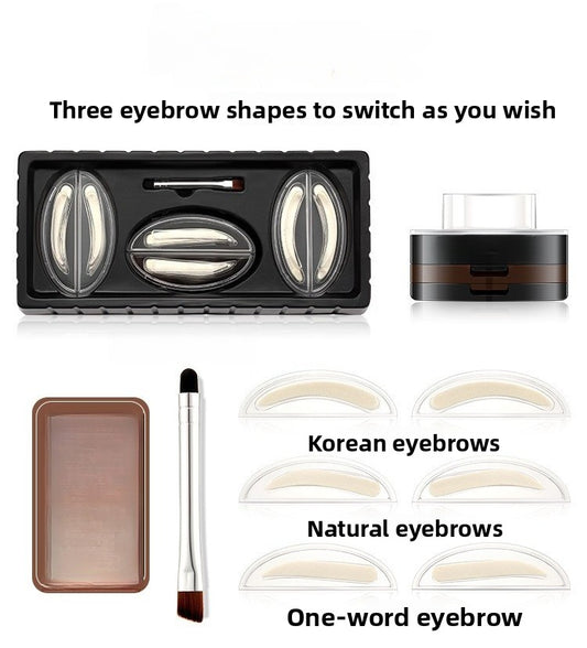 ✨2-in-1 Dual-Tone Eyebrow Stamp & Powder