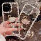 🦢 Swan Rhinestone Clear Phone Case — Elegant Sparkle For Your Everyday Style