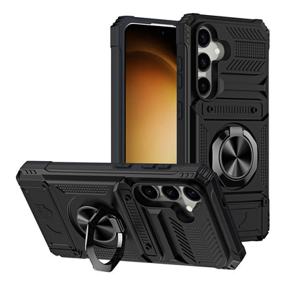 📱🛡️ Magnetic Card Holder Phone Case – Shockproof Protective Cover