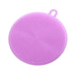 🧽 Double-Sided Silicone Dish Scrubber for Kitchen Cleaning ✨