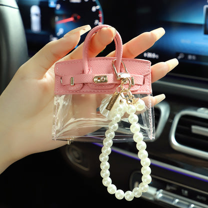 💕 Mini Car Key Bag Elegant Handheld Key Holder For Women