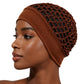 🖤✨ Wide-Brim Mesh Hair Cap – Breathable Stretch Hair Cover