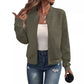 ✨ Nieuw 👩 Cropped dames bomberjack van imitatie suède ✨ Gemaakt van imitatie suède, met een cropped pasvorm en ritssluiting.