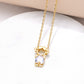 ❤️ Gold-Plated Heart Zircon Pendant Necklace – A Little Sparkle, A Lot of Meaning✨