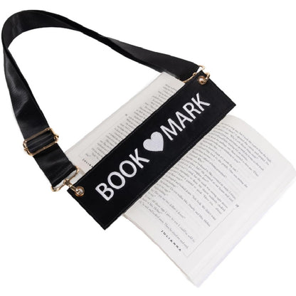 📚 Fita de Transporte para Livros com Alça de Ombro Amovível – Leve o Seu Livro para Todo o Lado! 🖤✨