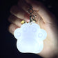 ✨ Heart Night Light Keychain – Cute Rechargeable Bedside Ambient Lamp