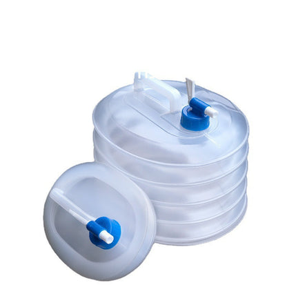 Foldable water canister with tap – space-saving & leak-proof