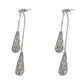 ✨ Brincos Elegantes em Forma de Gota – Elegância Francesa com Zircónias Brilhantes! 💎🤍