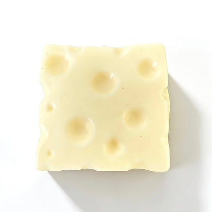 Realistic cheese squishy with slow rise effect