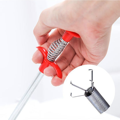 🚽 4-Claw Drain & Toilet Clog Remover – Grab Clogs Without The Mess🔧