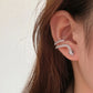 🐍 Sparkling Snake Ear Cuff Earrings – Unique Statement Jewelry with Zircon Accents