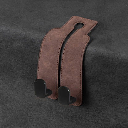 Premium headrest hooks – More order in the car in seconds
