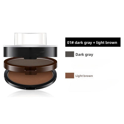 ✨2-in-1 Dual-Tone Eyebrow Stamp & Powder
