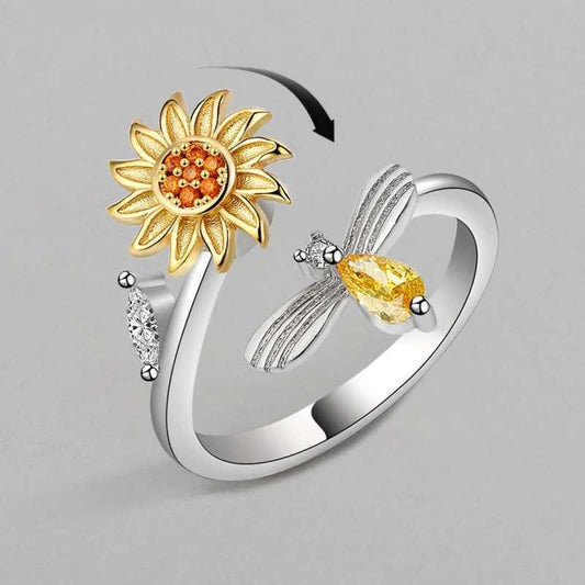 💍 Rotating Anxiety Spinner Ring