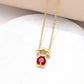 ❤️ Gold-Plated Heart Zircon Pendant Necklace – A Little Sparkle, A Lot of Meaning✨