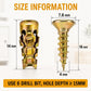 🔧Short Expansion Screw Kit for Cabinet Hinge Repair