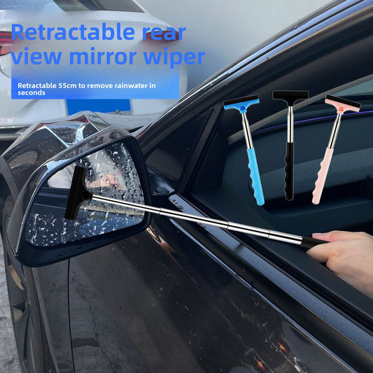 🚗✨ Limpador Retrátil para Espelhos Retrovisores – Mantenha os Espelhos Laterais Limpos! 🌧️💦