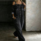 👖💥 Casual dames spijkeroverall met lange mouwen, meerdere zakken en hoogwaardige kwaliteit