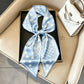 🌷 Polka Dot Silk Scarf Ribbon for Hair, Bags, Neckwear & Chic Styling
