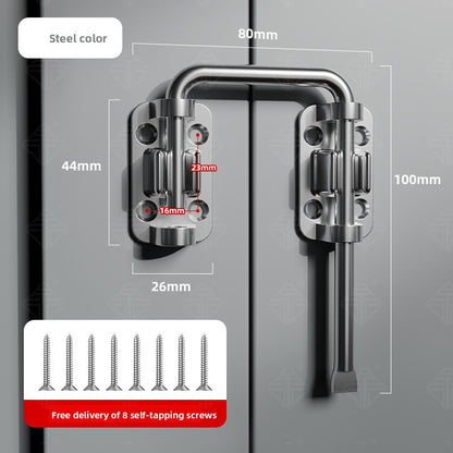 🔒 Stainless Steel Sliding Door Security Lock Extra Protection For Your Sliding Doors In Seconds