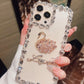 🦢 Swan Rhinestone Clear Phone Case — Elegant Sparkle For Your Everyday Style