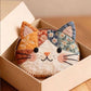 🐱💕 Schattig Patchwork Katten Portemonneetje – Kleurrijk, Compact & Praktisch! 🌈✨