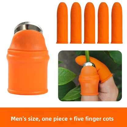 🥬 Thumb Vegetable Cutter – Chop Fresh Greens Faster & Easier!