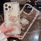 🦢 Swan Rhinestone Clear Phone Case — Elegant Sparkle For Your Everyday Style