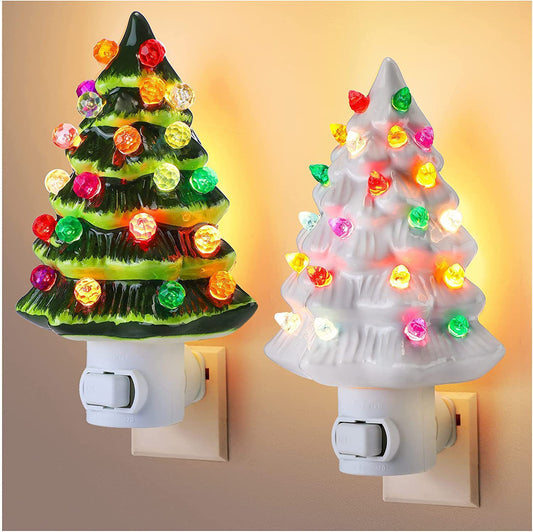 🎄 Christmas Light-Up Tree Night Light Bring a Little Christmas Magic to Any Corner ✨