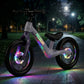 🚴‍♂️🌈 Oplaadbaar Fietswiel Licht – Kleurrijke LED Naafverlichting ✨💖