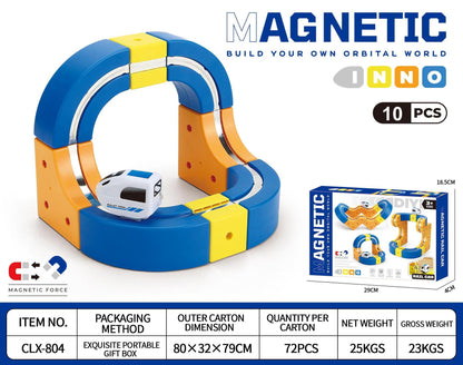 🚂🧲 Magnetic Train Track – Electric Train for Children