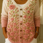 【🔥 Today's Super Low Price】Women's Cotton Cardigan with V-Neck and Floral Pattern