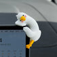 ✨Cute White Goose Car Dashboard Ornament – The Cutest Passenger in Your Car💕