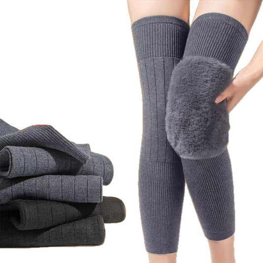 🦵❄️ Warme Kniebeschermers met Pluche Voering en Band