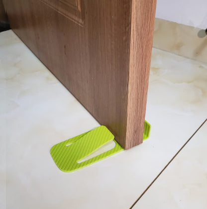 Multifunctional doorstop without drilling