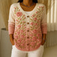 【🔥 Today's Super Low Price】Women's Cotton Cardigan with V-Neck and Floral Pattern