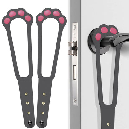 🐱 Cat Paw Door Guard – No Drill Anti-Pinch Pet Door Protector🚪✨