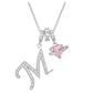 ✨ Dopamine 3-in-1 Initial Necklace with Heart Zircon Charms