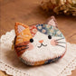 🐱💕 Schattig Patchwork Katten Portemonneetje – Kleurrijk, Compact & Praktisch! 🌈✨