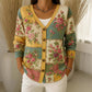 【🔥 Today's Super Low Price】Women's Cotton Cardigan with V-Neck and Floral Pattern