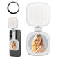 ✨ Foldable Makeup Mirror with LED Light & Magnetic Selfie Light
