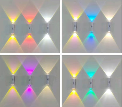 🌈💡Motion Sensor Double-Sided RGB Wall Light