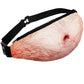 Realistic Fake-Belly Bag – The fun, trendy waist bag for the perfect beer belly look.