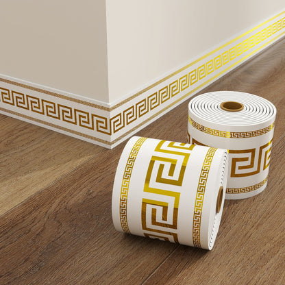 ✨🏠 Self-Adhesive PVC Baseboard Trim – Waterproof Wall Decor Strip